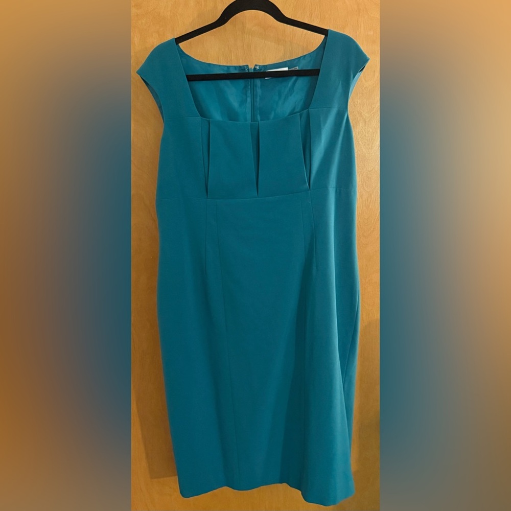 Calvin Klein Teal Midi dress
